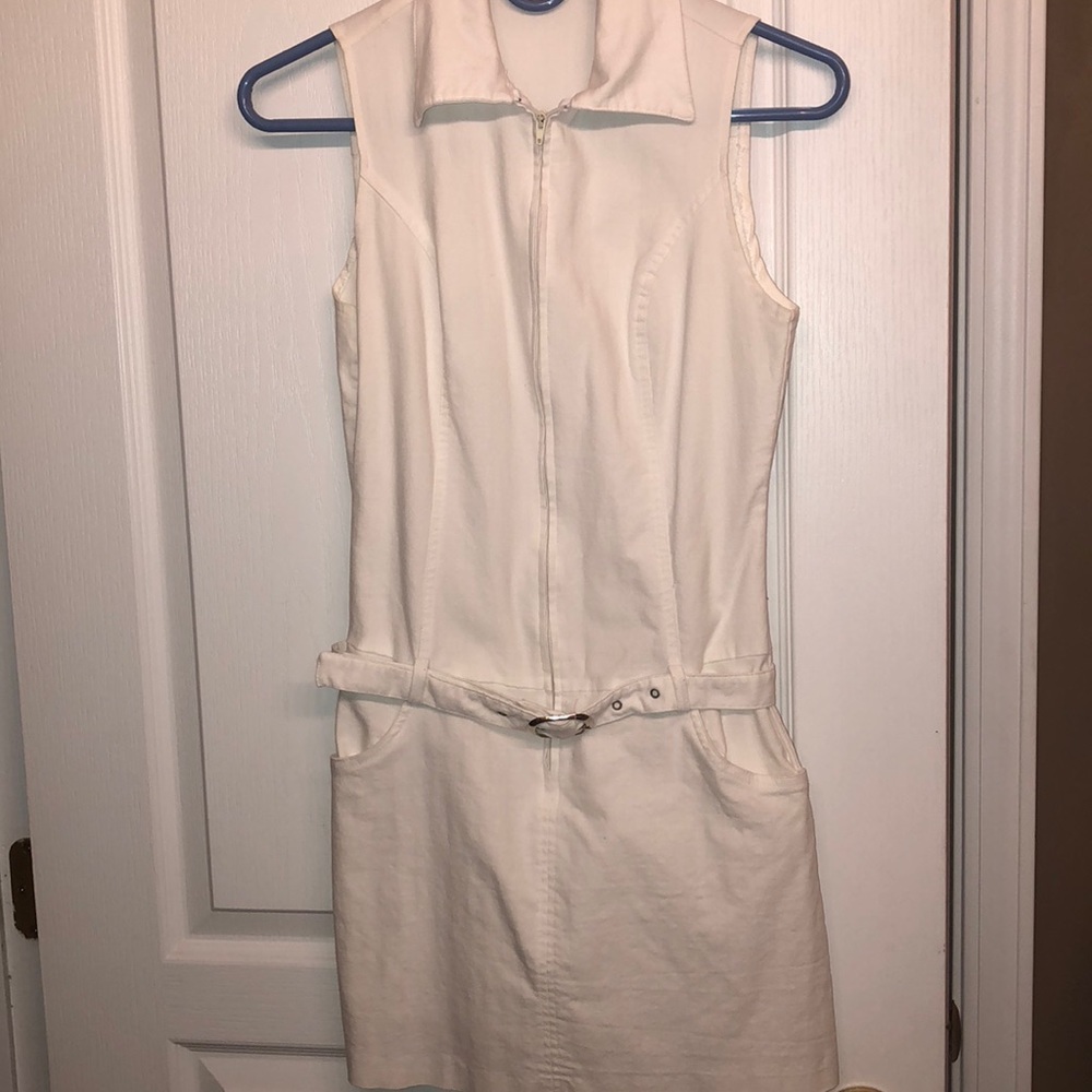 White tank dress